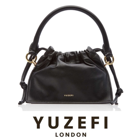 Yuzefi Handbags - Yuzefi black Bom leather mini bag- like new